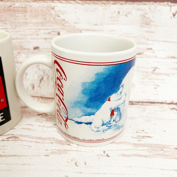COCA COLA Vintage Y2K 2000 Coffee Tea Mugs - Picture 7 of 9